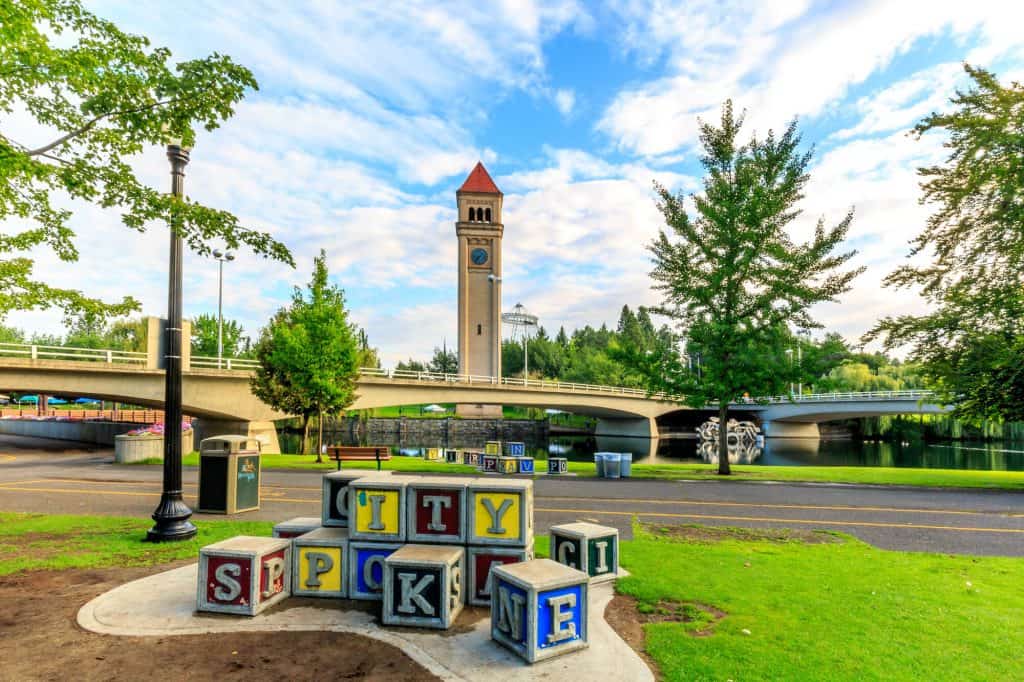 Downtown Riverfront Park in Spokane, WA