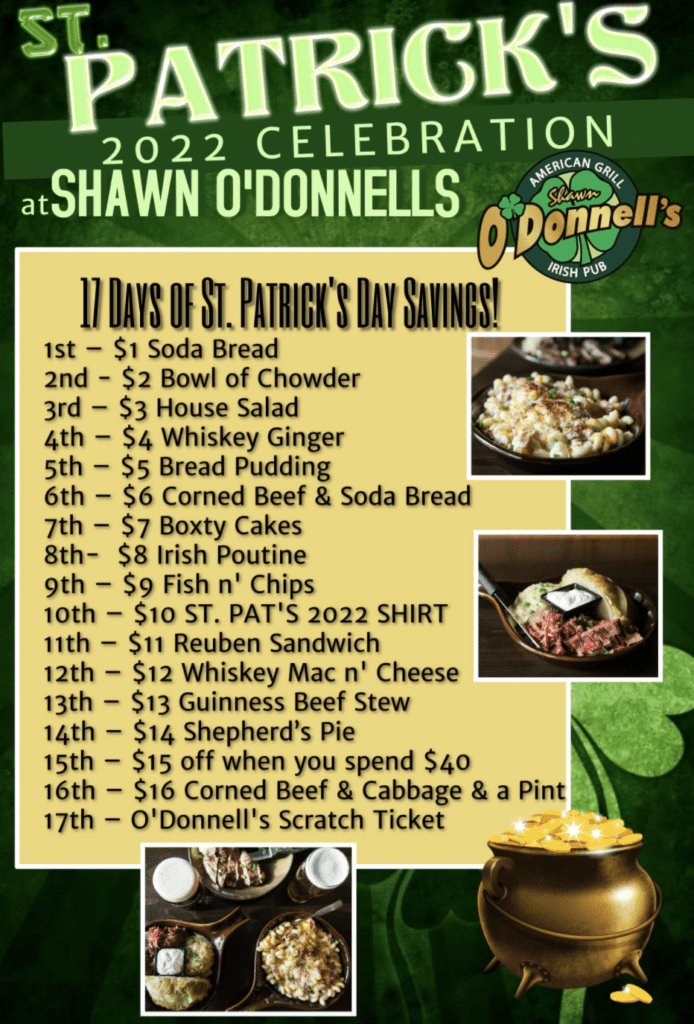 shawn o donnell's st patrick's day 2022